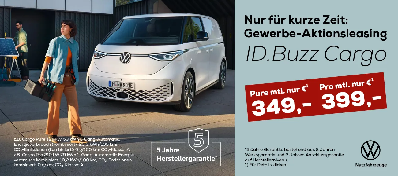 ID.Buzz Cargo Gewerbe