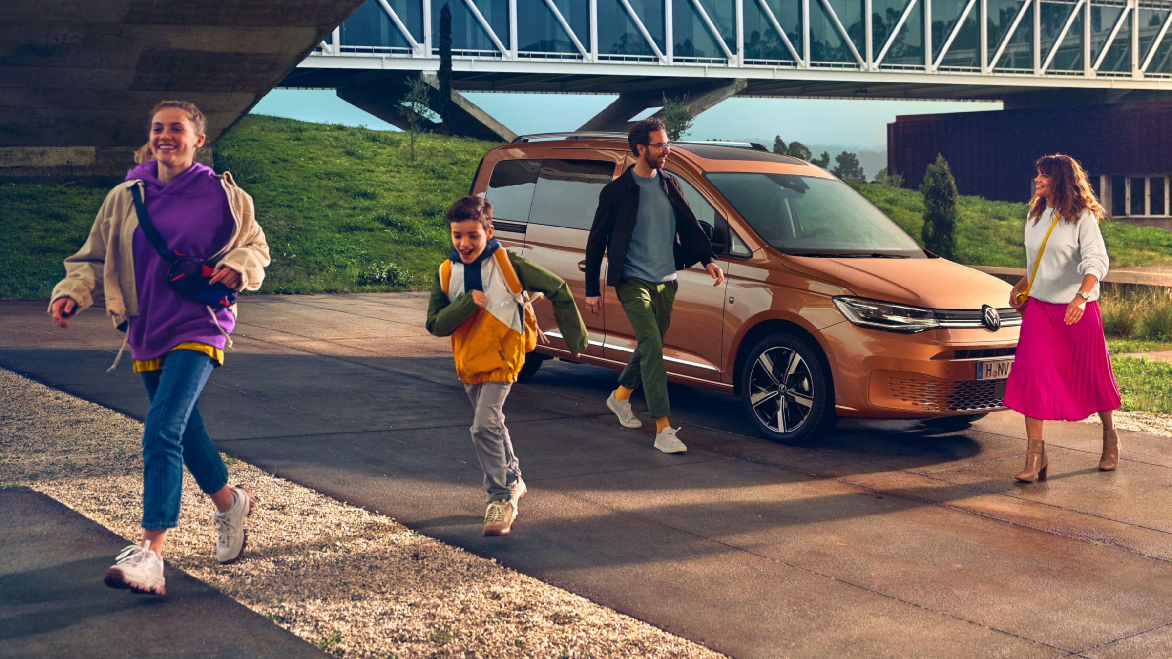 Der neue Caddy bei Seifert - Familienbild