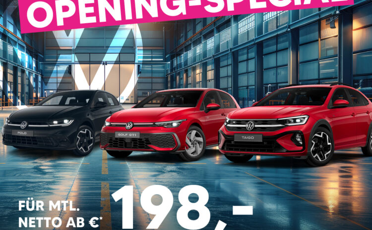  Für Gewerbe: Opening Special