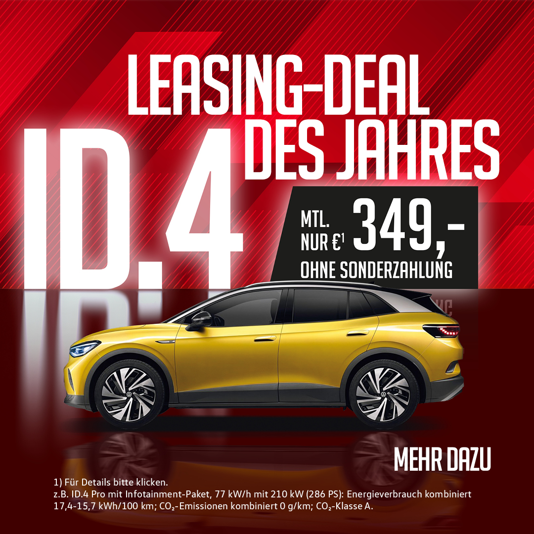 Beitragsbild ID.4 Deal des Jahres
