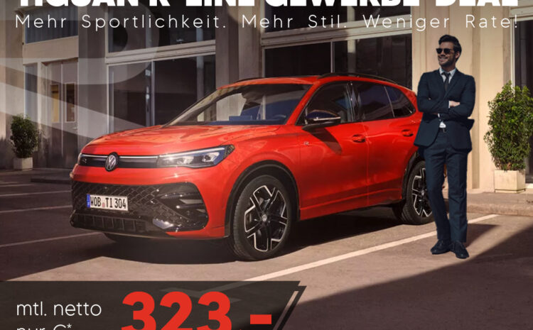  Tiguan R-Line Business Leasing